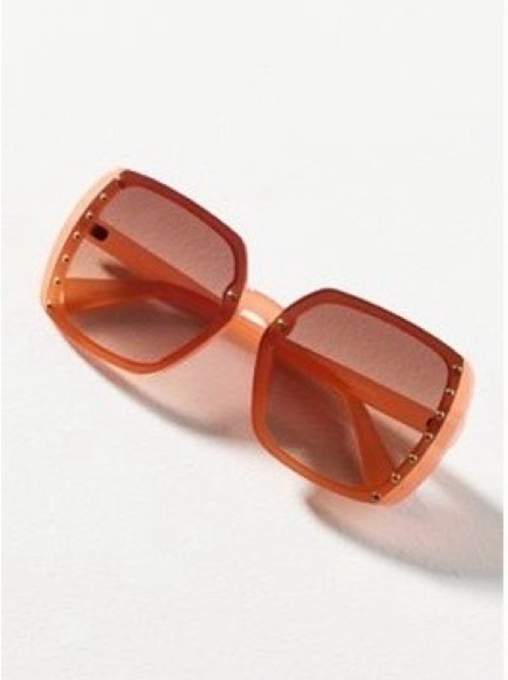 Anthropologie Eyeking Oversized Square Studded Sunglasses